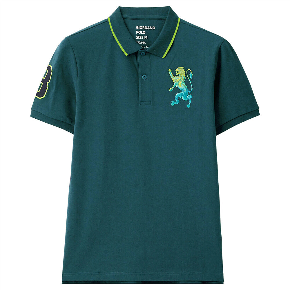 Men's 3D Lion Polo