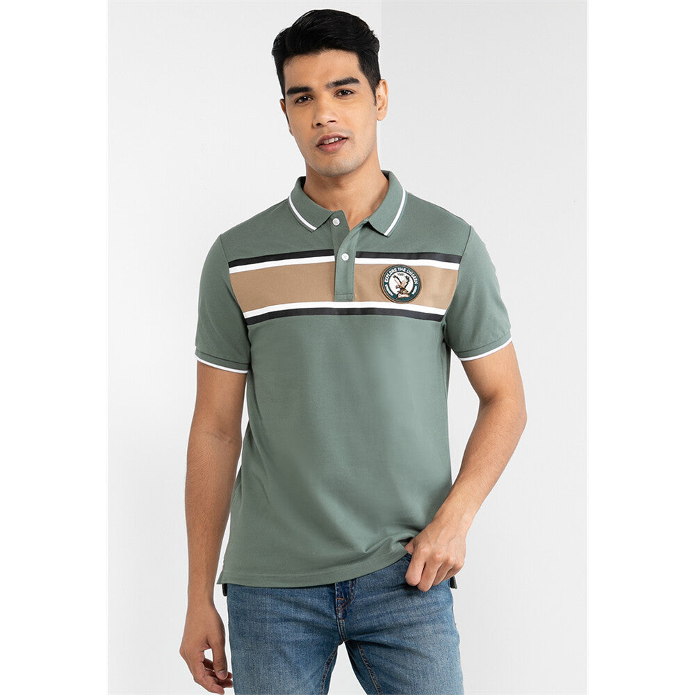 Men's Bold Embroidery Polo