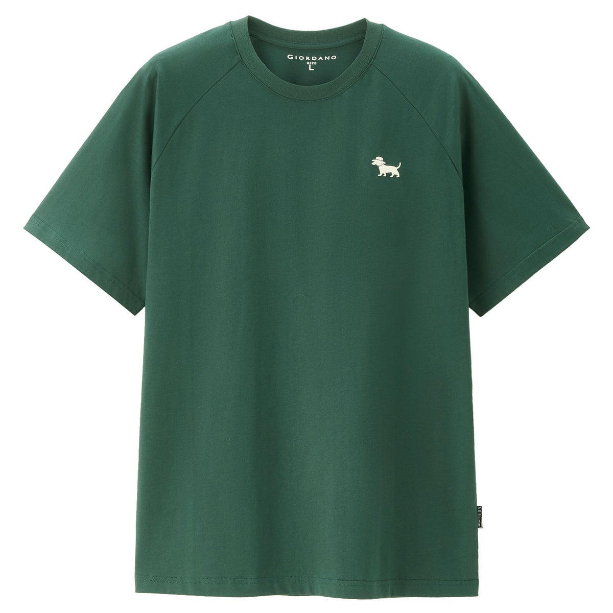 Men's Cool Touch Puppy Raglan Tee