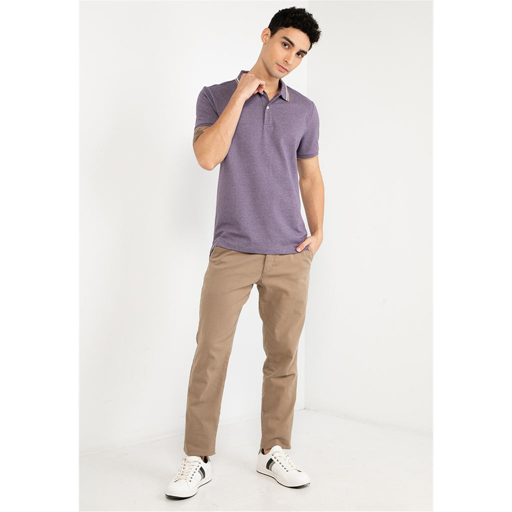 Men's Cotton Solid Polo