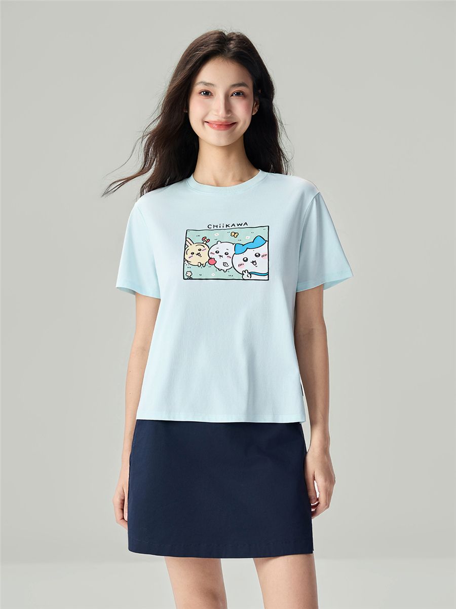 Women's Chiikawa Saltwater Slide Boyfriend Tee