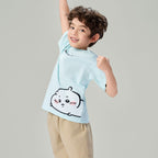 Kids' Chiikawa Hachiware Blue Relaxed Graphic Tee