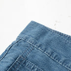 Men's Mid Rise Slim Fit Zipper Jeans