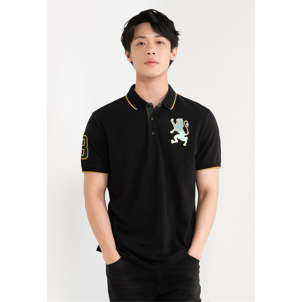 Men's 3D Bold Lion Polo