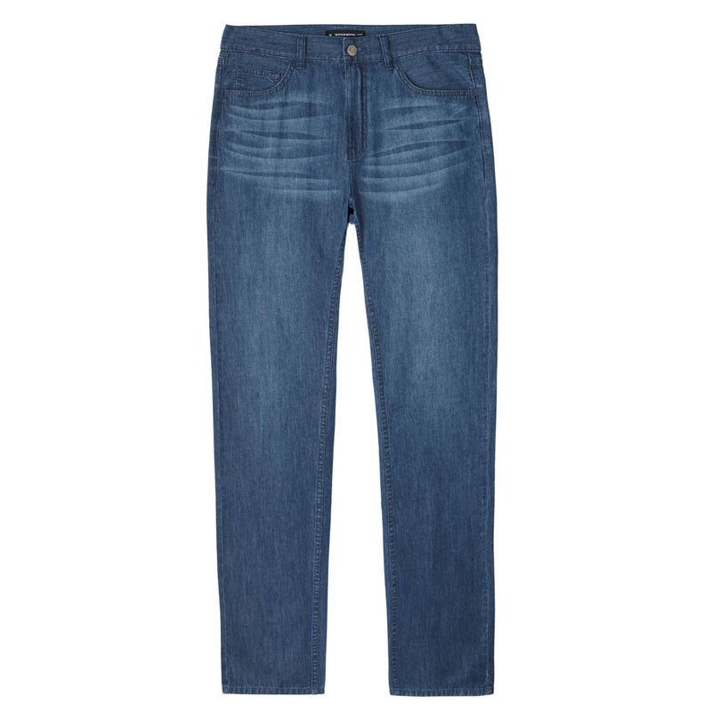 Men's Mid Rise Slim Fit Zipper Jeans