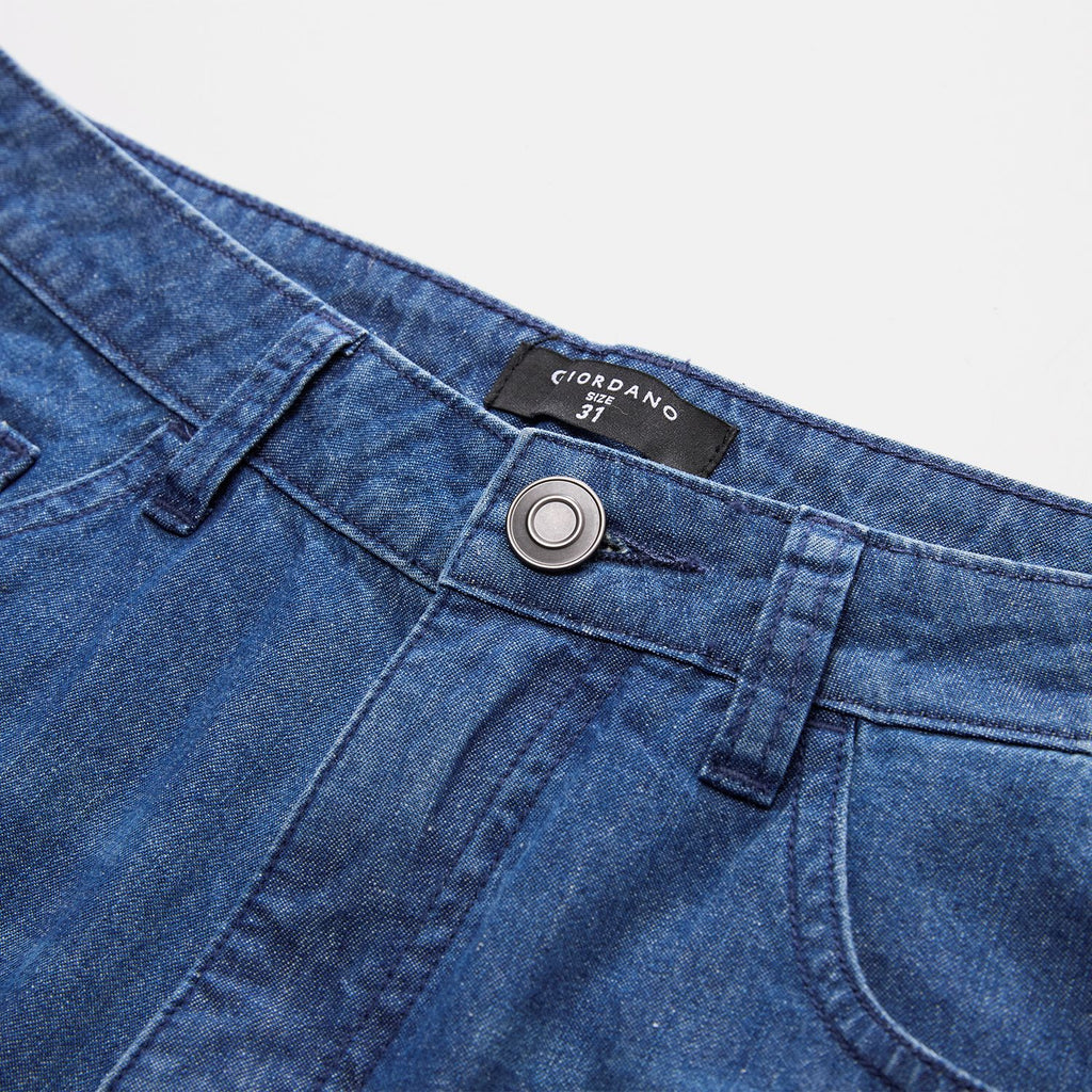 Men's  Mid Rise Regular Zipper Jeans