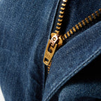 Men's Mid Rise Slim Fit Zipper Jeans