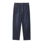 Men's  Mid Rise Regular Zipper Jeans