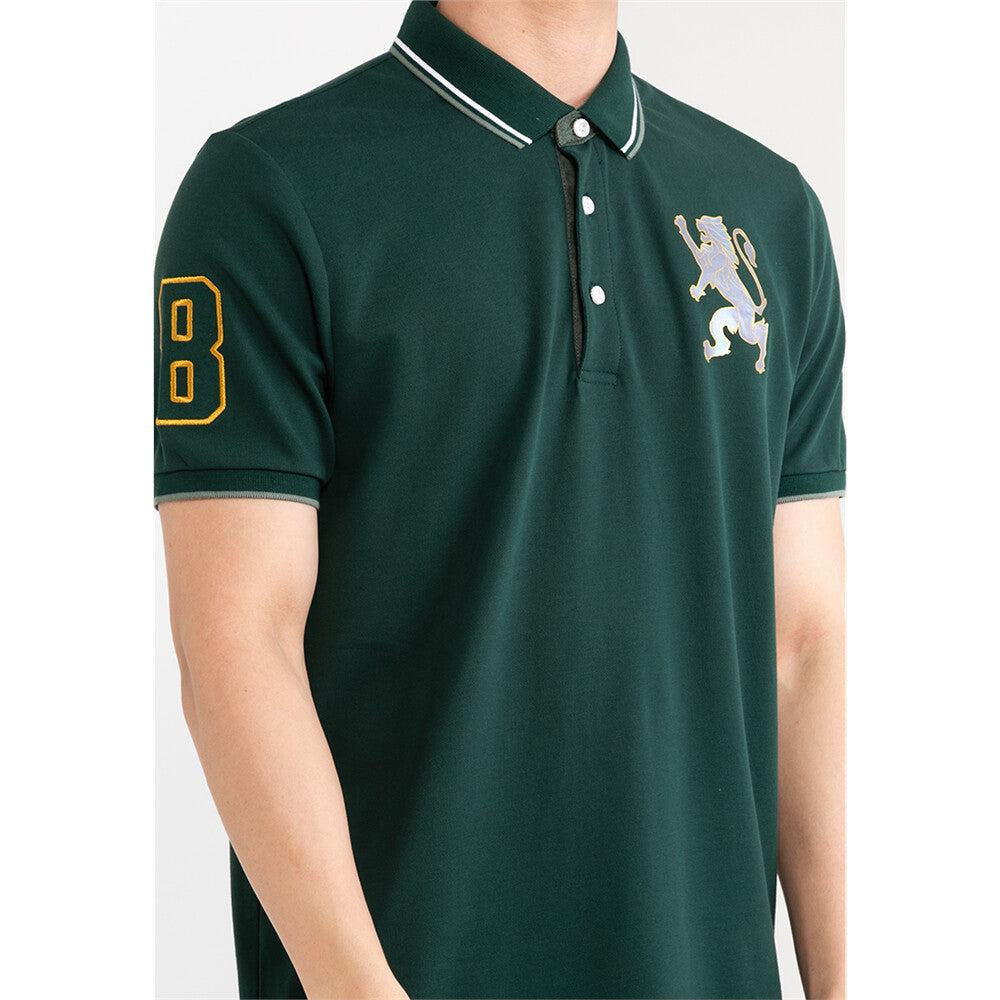 Men's 3D Bold Lion Polo