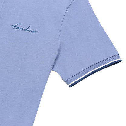 Men's Slim Fit Cotton Polo Shirt With Sailboat Embroidery