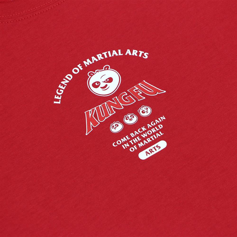 Women's Kung Fu Panda Crop Print Tee