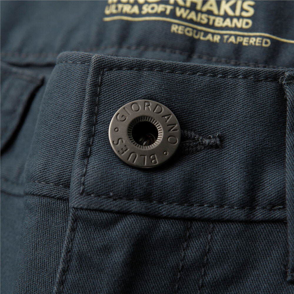 Men's Stretchy Mid Rise Khakis
