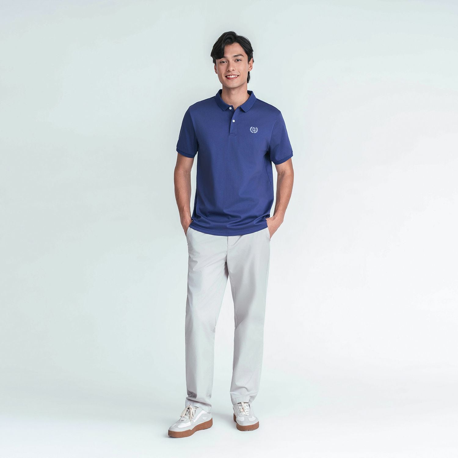 Men’s Slim Fit Liquid Touch Cotton Interlock Polo