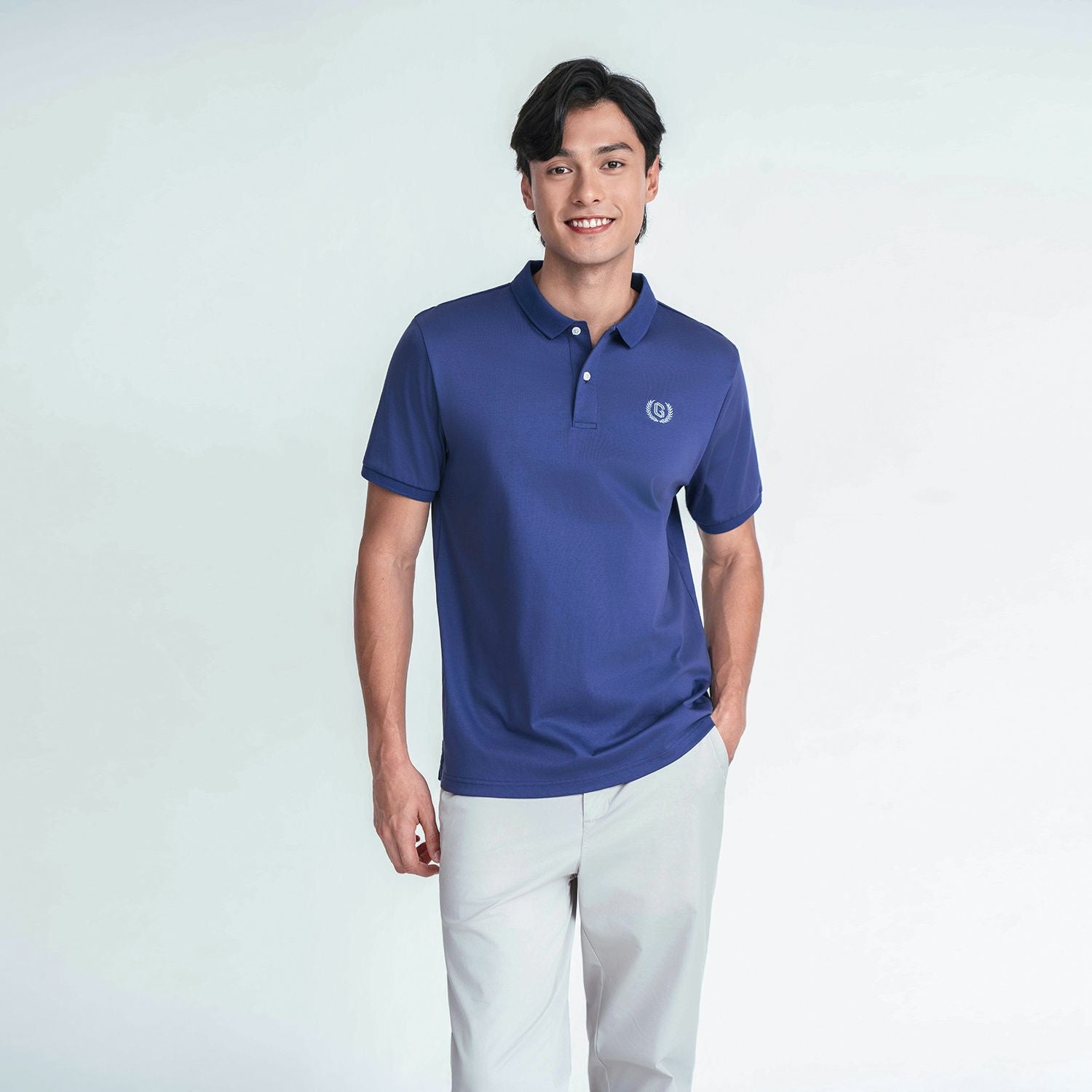 Men’s Slim Fit Liquid Touch Cotton Interlock Polo
