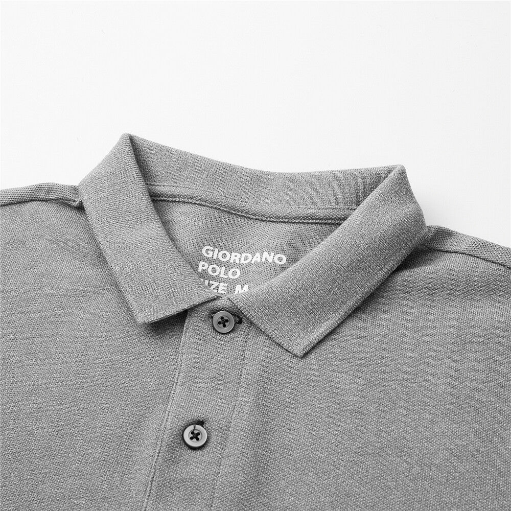 Men Solid Cvc Polo