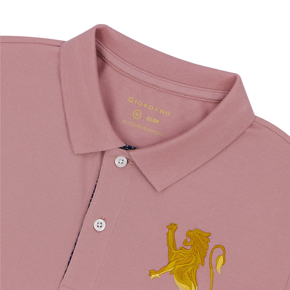 Men's 3D Lion Polo