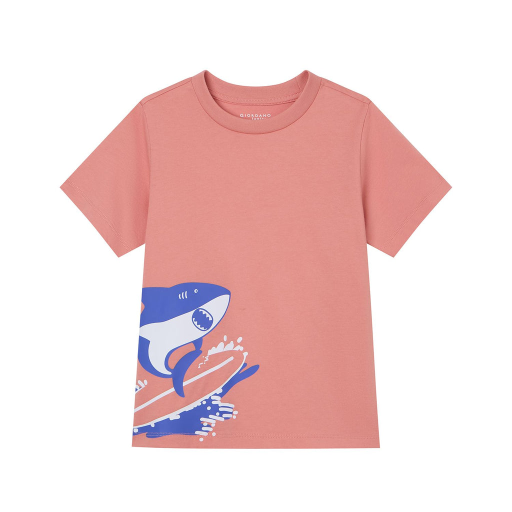 Kids' Nice To Eat You Printed Cotton Tee