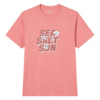 Men’s Slim Cotton Crew Neck Message Print Tee
