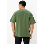 Men's Crew Neck Short Sleeve Relaxed Fit Classic Logo Print Tee