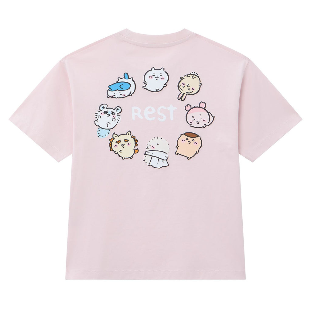 Kids' Chiikawa Pearl Amethyst Crew Neck Relaxed T-Shirt