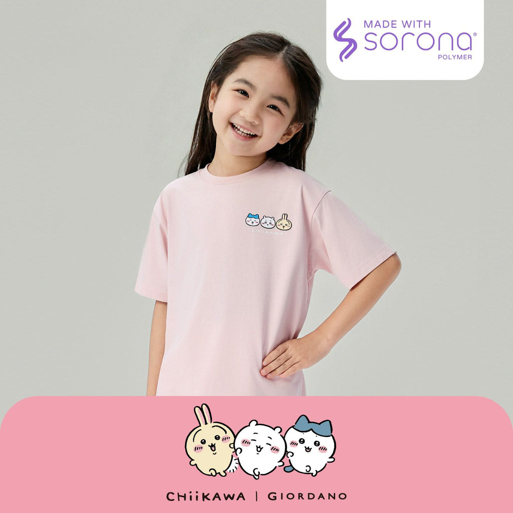Kids' Chiikawa Pearl Amethyst Crew Neck Relaxed T-Shirt