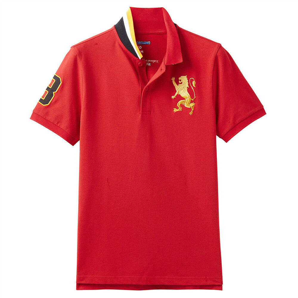 Men's 3D Lion Polo