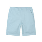 Men’s Slim Twill Bermuda Shorts with Stretch Waist