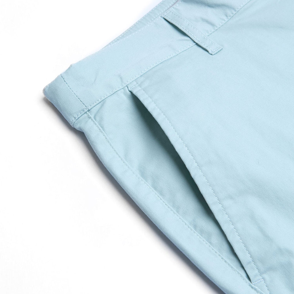 Men’s Slim Twill Bermuda Shorts with Stretch Waist