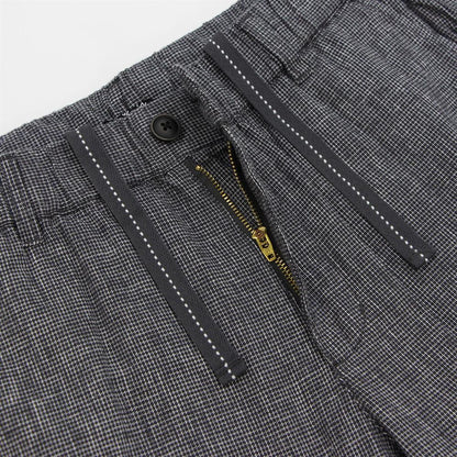 Men's Linen Cotton Bermuda Shorts: Slim Fit, Elastic Waist