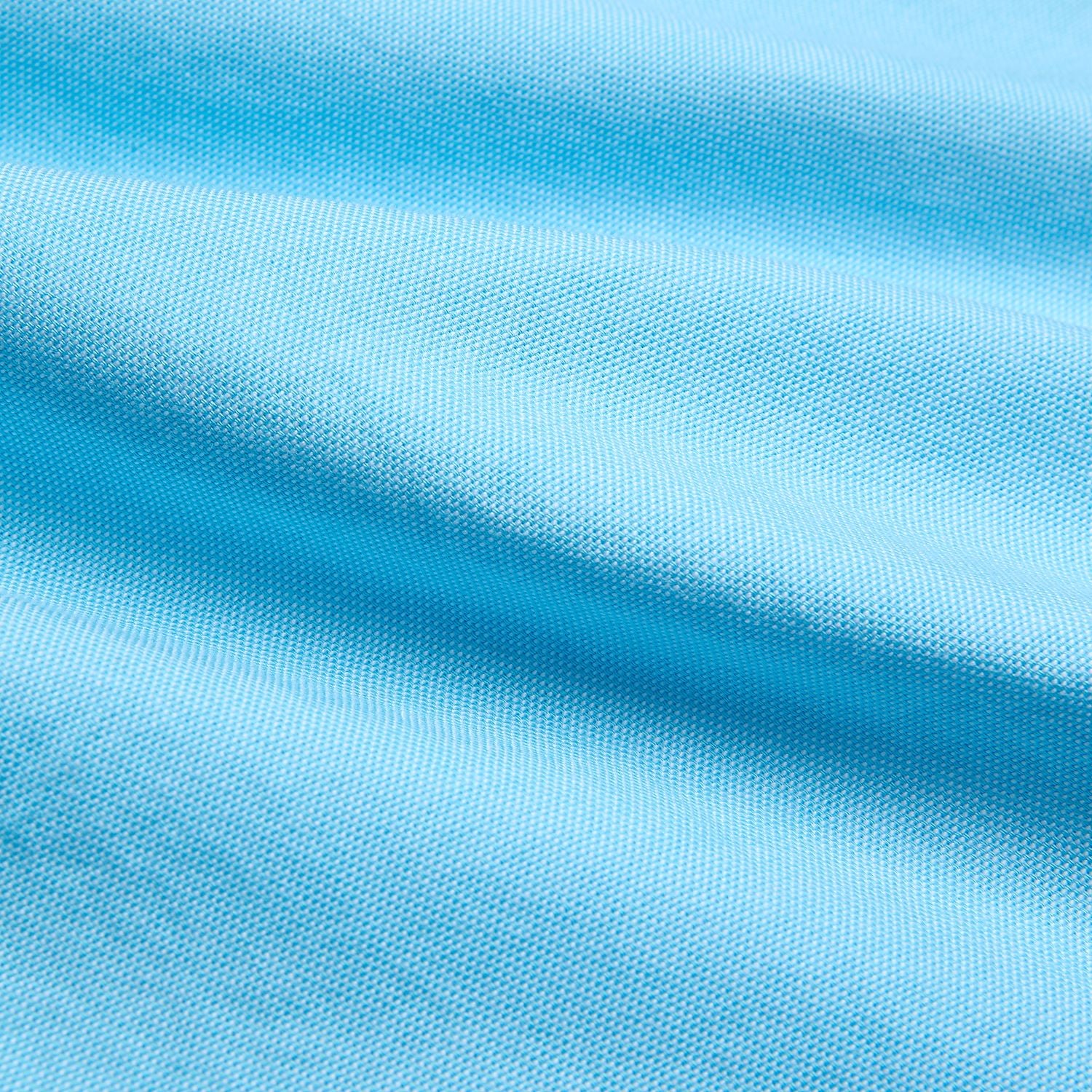 Men’s Cotton Oxford Slim Fit Short-Sleeve Shirt with Embroidery