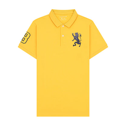 Giordano Men's Lion Polo-Yellow