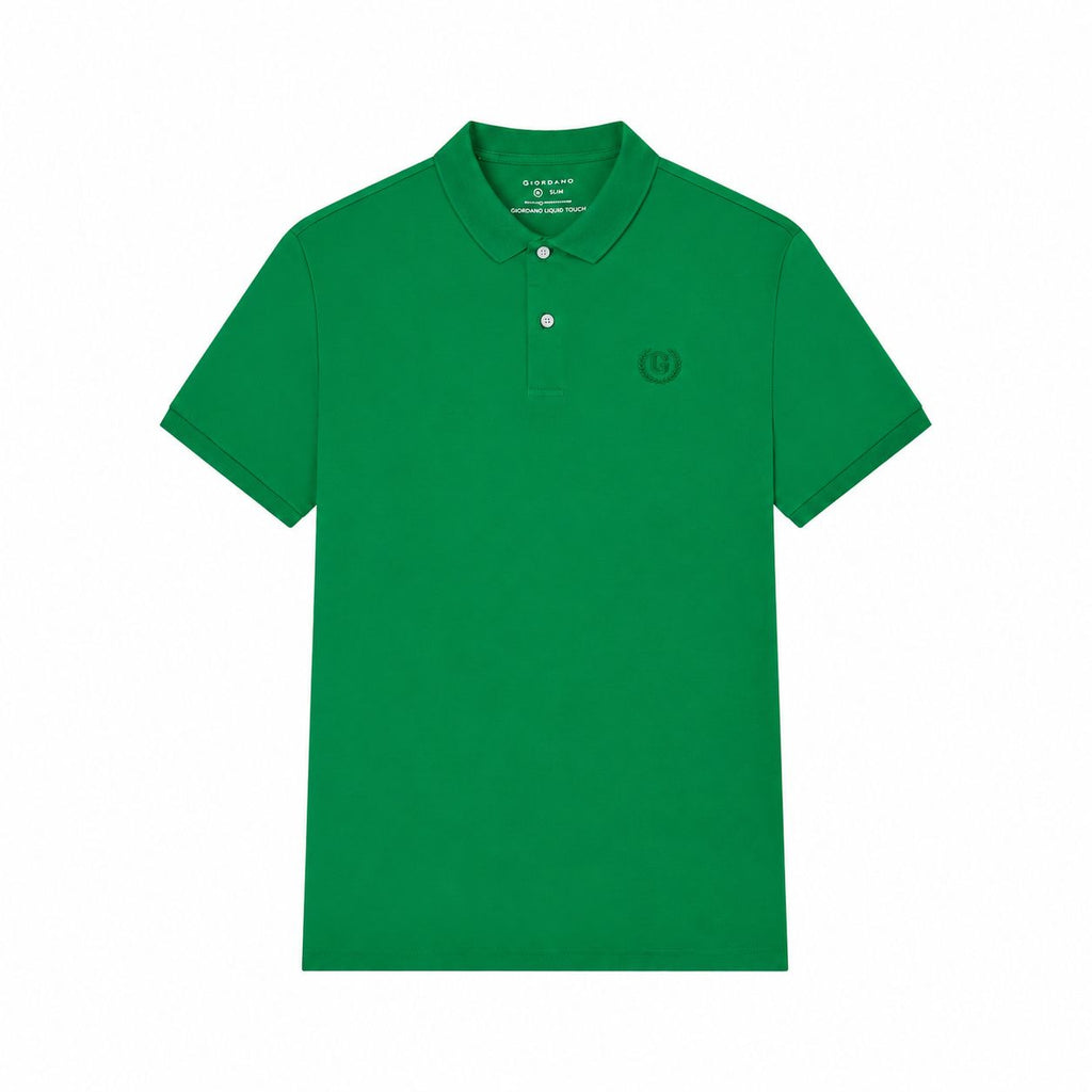 Men’s Slim Fit Liquid Touch Cotton Interlock Polo