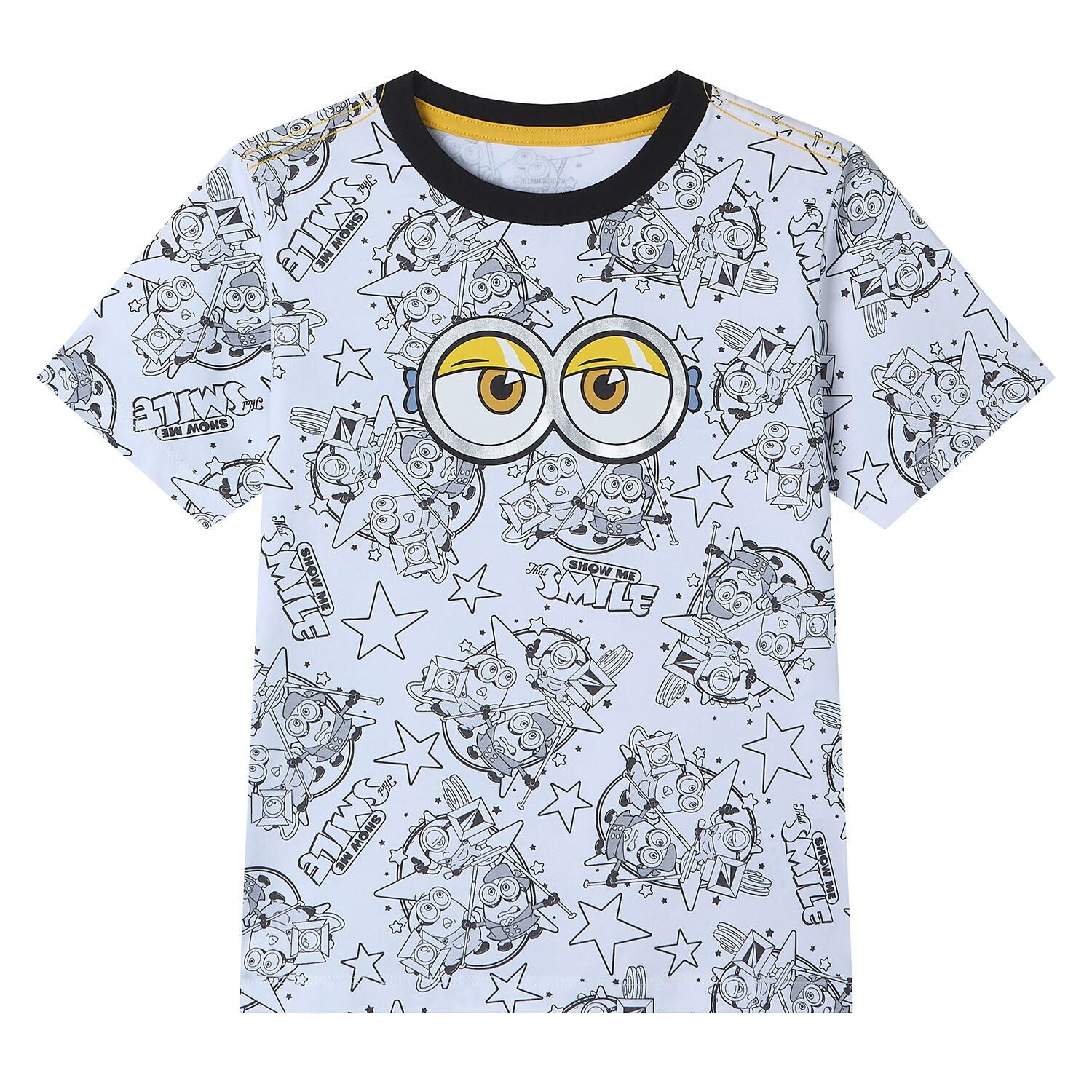 Kids' Minions Fun Grid Graphic Tee