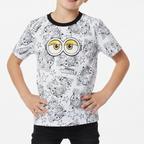 Kids' Minions Fun Grid Graphic Tee