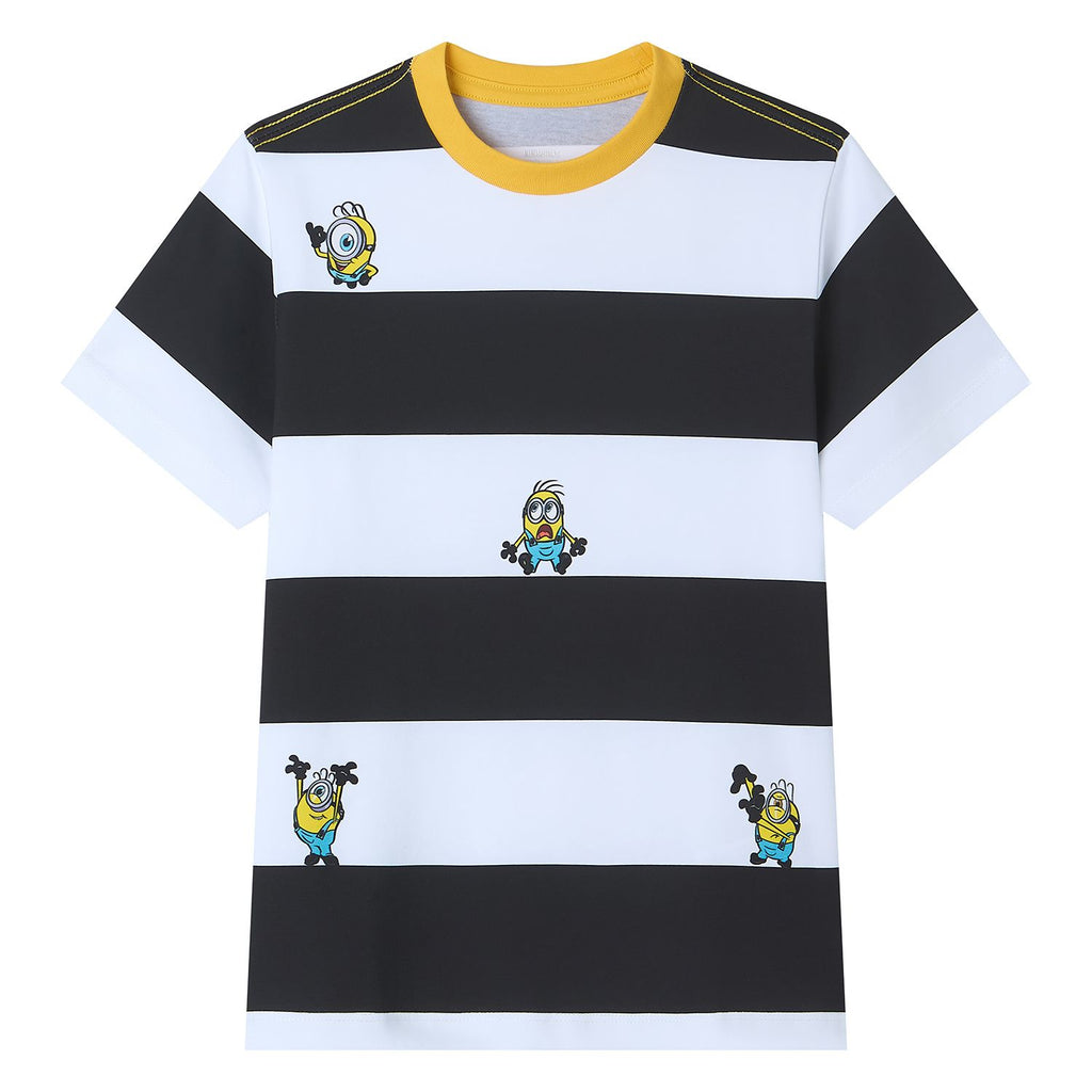 Kids' Minions Peekaboo Stripe Graphic Tee