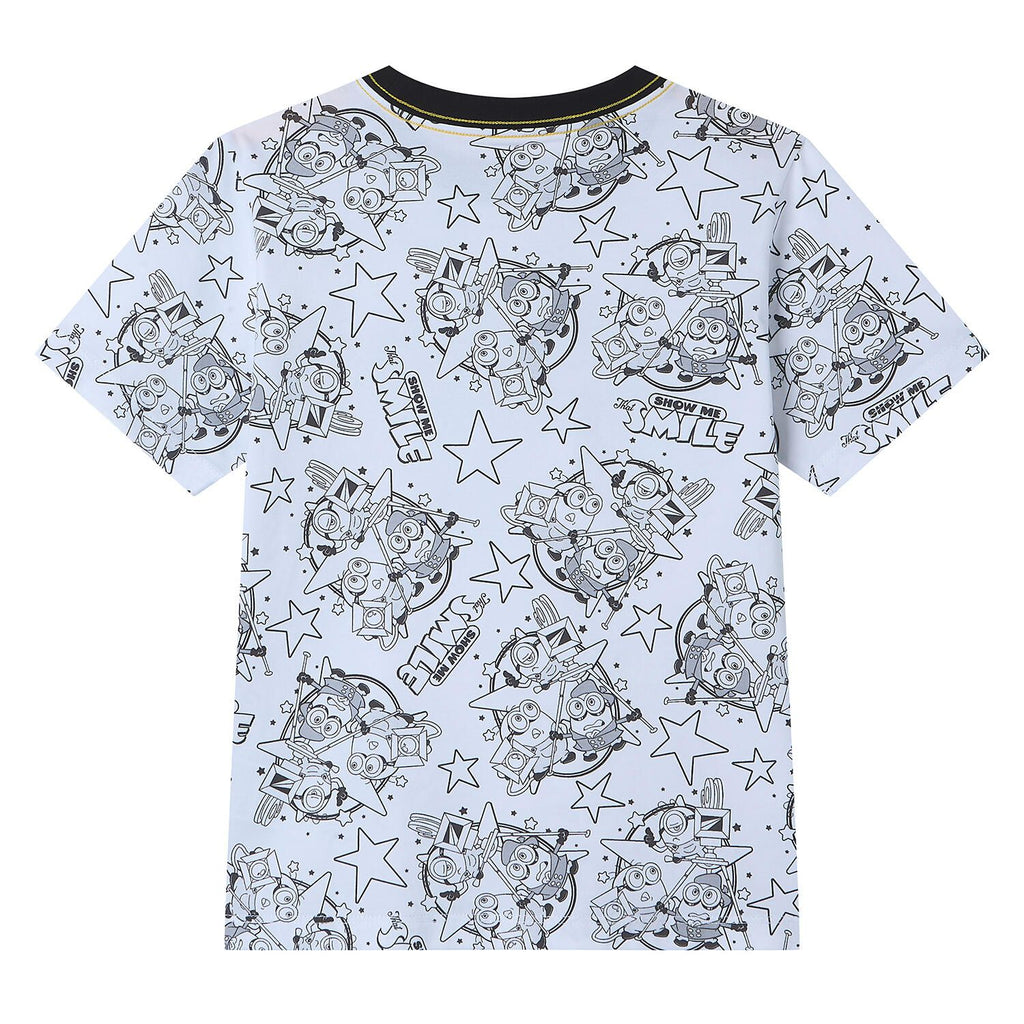Kids' Minions Fun Grid Graphic Tee