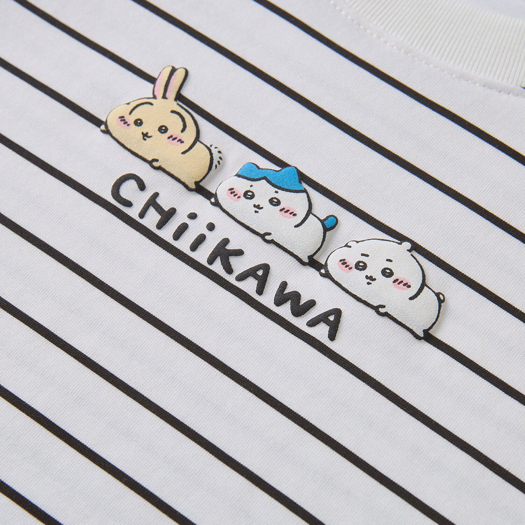 Women's Chiikawa Striped Cropped Tee