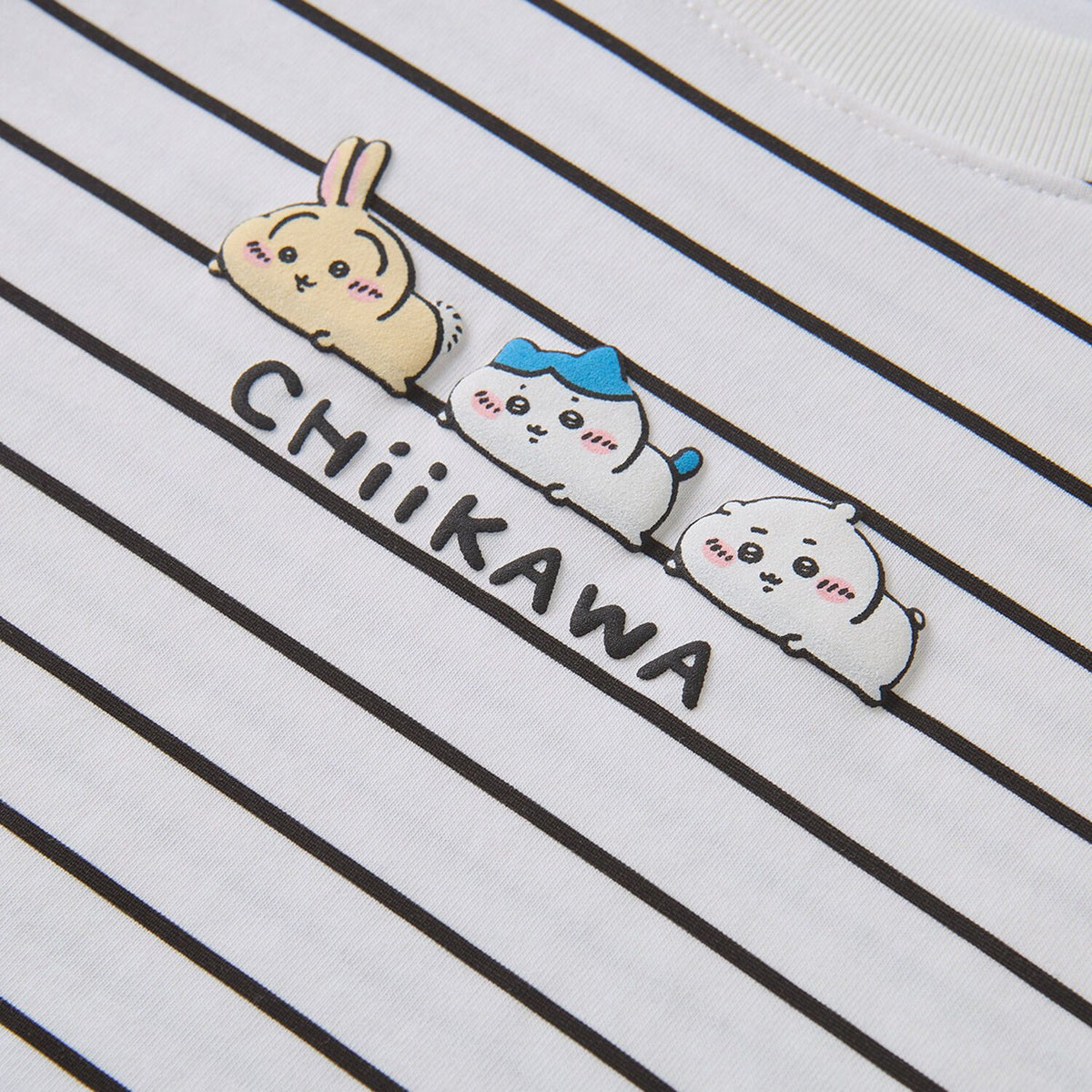 Women's Chiikawa Striped Cropped Tee