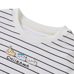 Women's Chiikawa Striped Cropped Tee