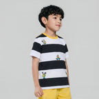 Kids' Minions Peekaboo Stripe Graphic Tee