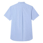 Men’s Cotton Oxford Slim Fit Short-Sleeve Shirt with Embroidery