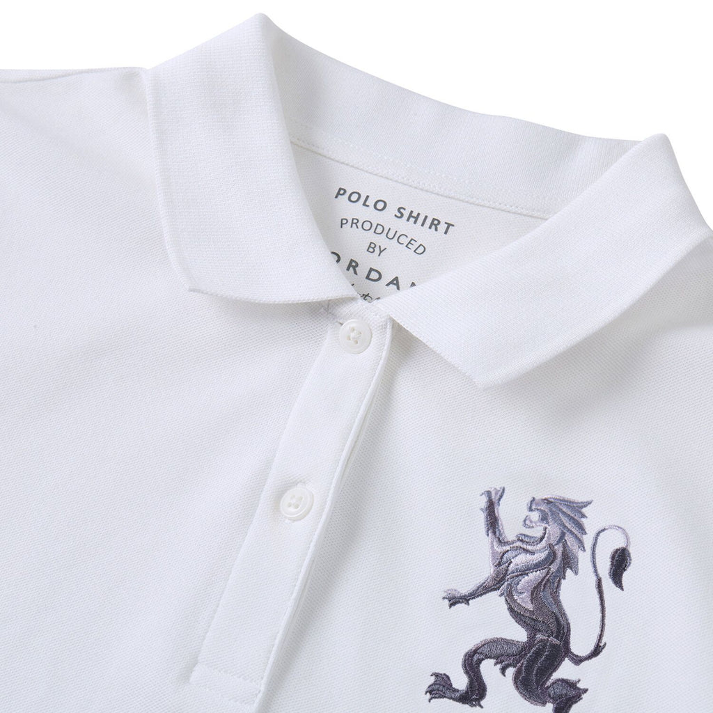 Women’s Slim Fit Embroidered 3D Lion Polo