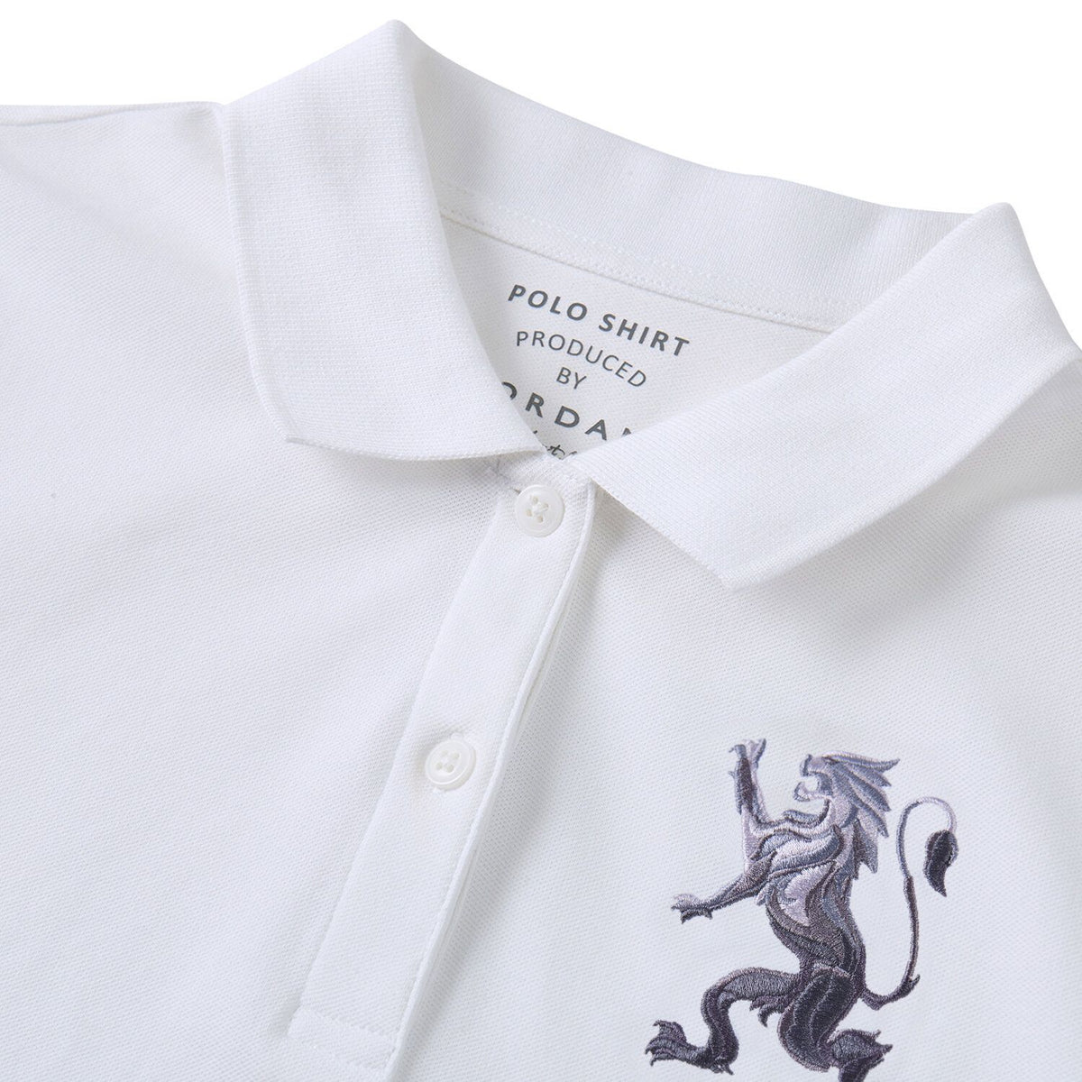 Women’s Slim Fit Embroidered 3D Lion Polo