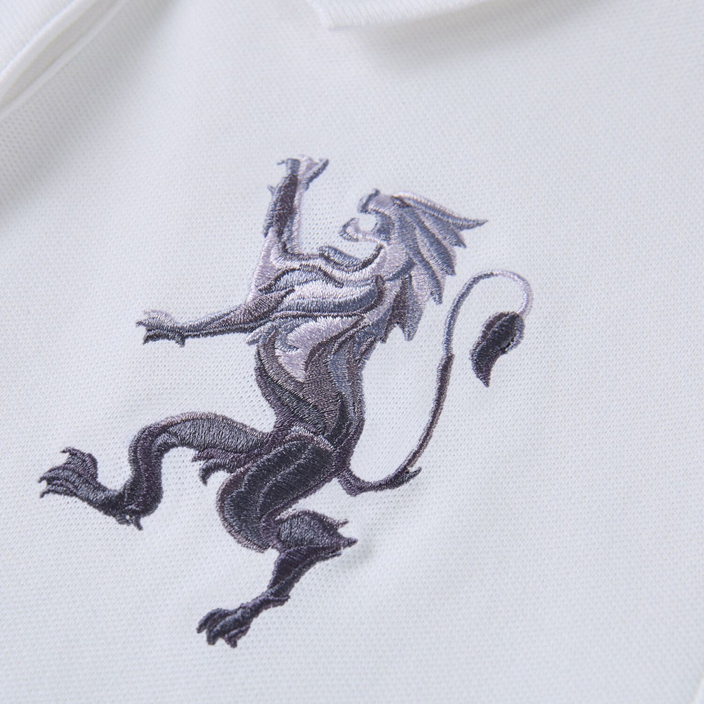 Women’s Slim Fit Embroidered 3D Lion Polo