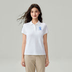Women’s Slim Fit Embroidered 3D Lion Polo