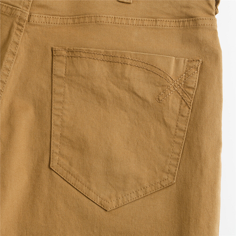Men's Stretchy Mid Rise Khakis