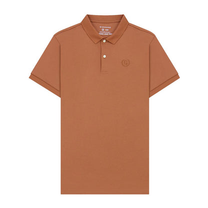 Giordano Men's Cotton Solid Polo-Brown