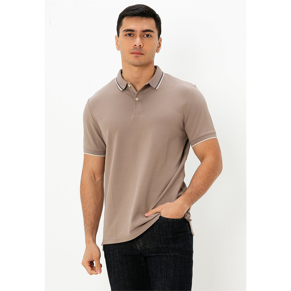 Men's Cotton Lycra Pique Slim Fit Polo