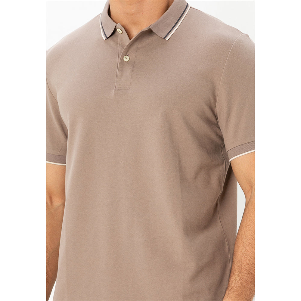 Men's Cotton Lycra Pique Slim Fit Polo
