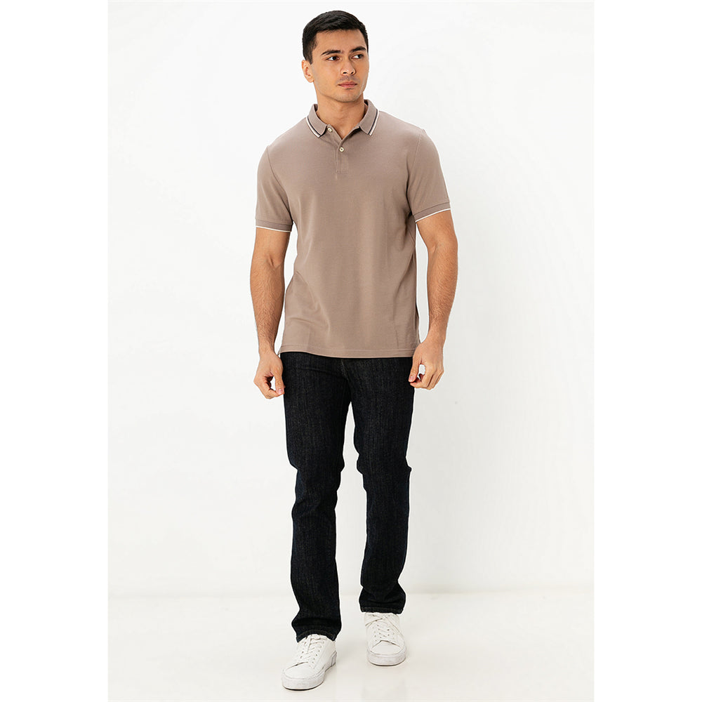 Men's Cotton Lycra Pique Slim Fit Polo